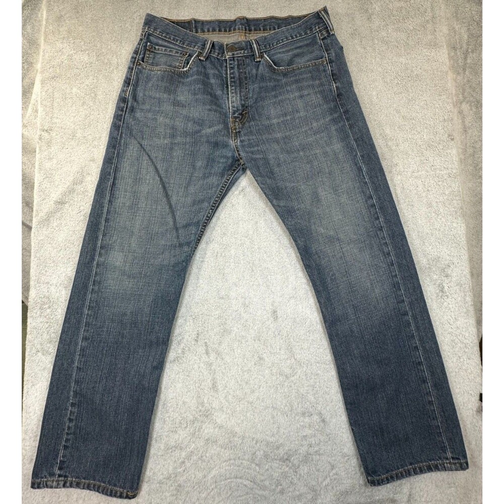 Levi’s 505 Men’s Jeans Regular Fit Straight Leg Medium Wash W34 L29